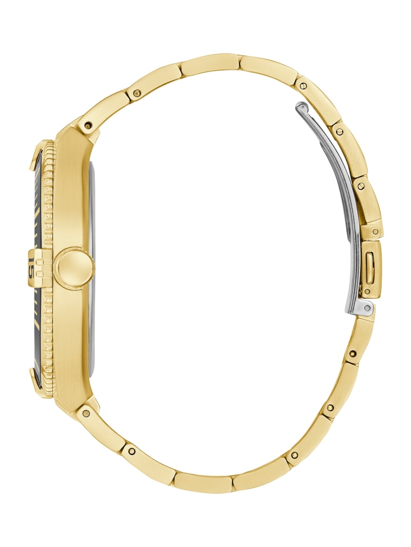 Zegarek Męskie Guess Gold-Tone and Analog Kolorowe | 120875-BEI