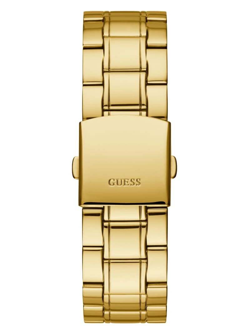 Zegarek Męskie Guess Gold-Tone and Diamond Analog Złote | 361450-NUW