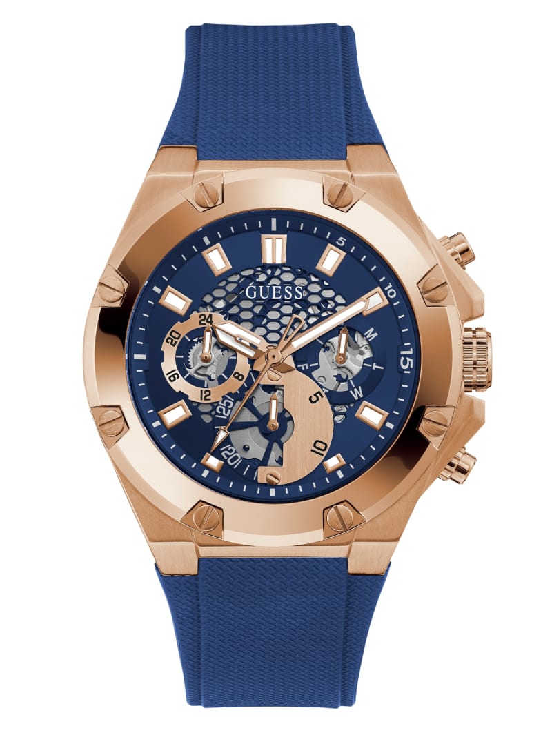 Zegarek Męskie Guess Rose Gold-Tone and Wielofunkcyjny Kolorowe | 719406-GVP