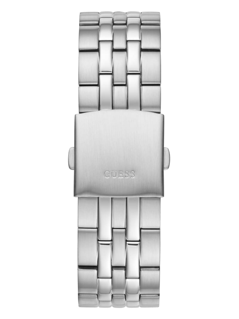 Zegarek Męskie Guess Silver Tone And Blue Sportowe Niebieskie | 034258-XOI