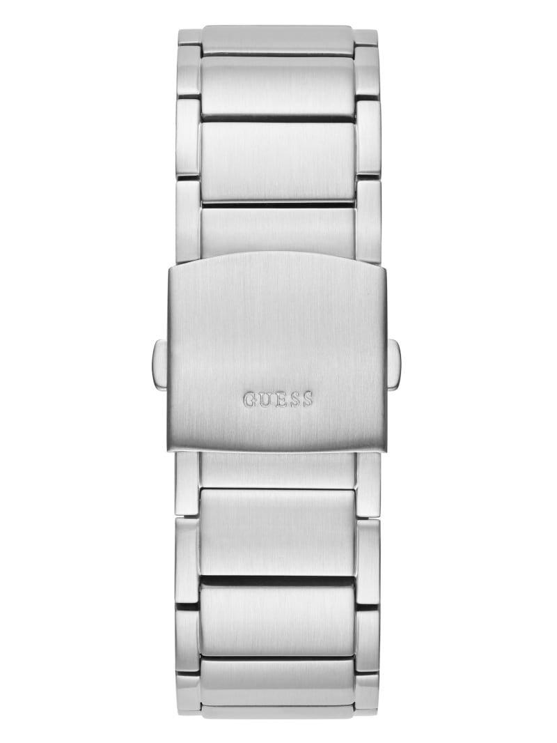 Zegarek Męskie Guess Silver-Tone Exposed Dial Wielofunkcyjny Kolorowe | 579320-RLC